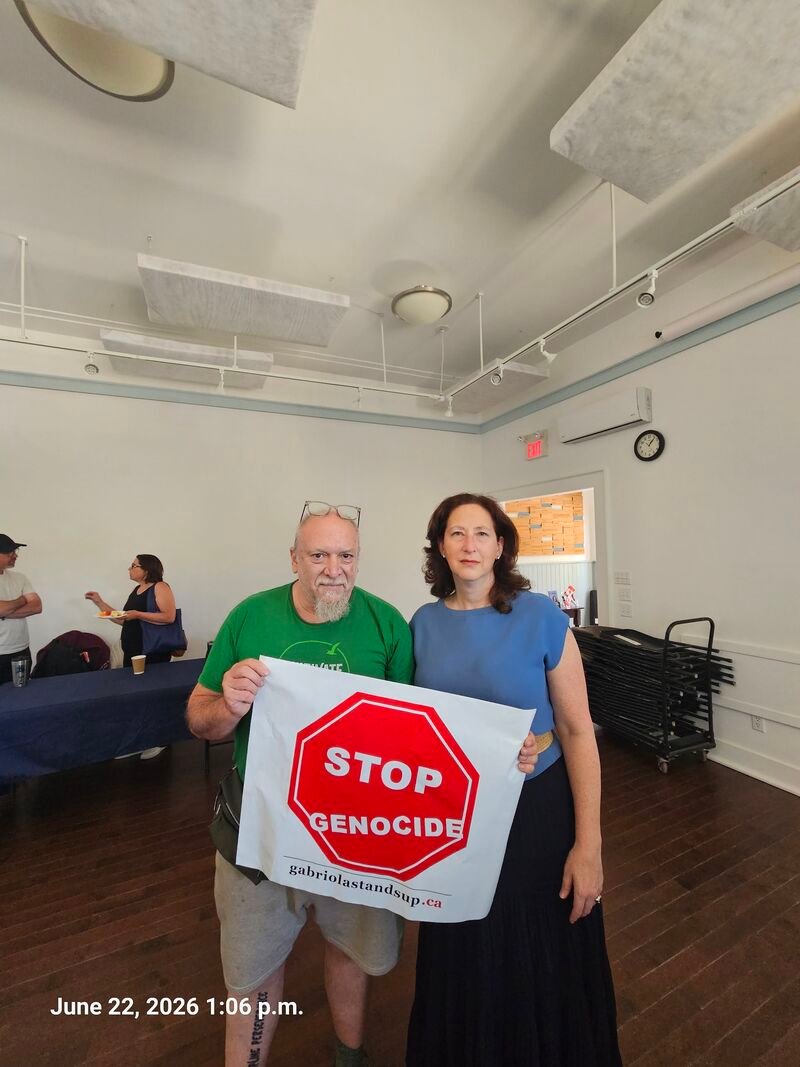 Alex with Tamara Kronis, MP